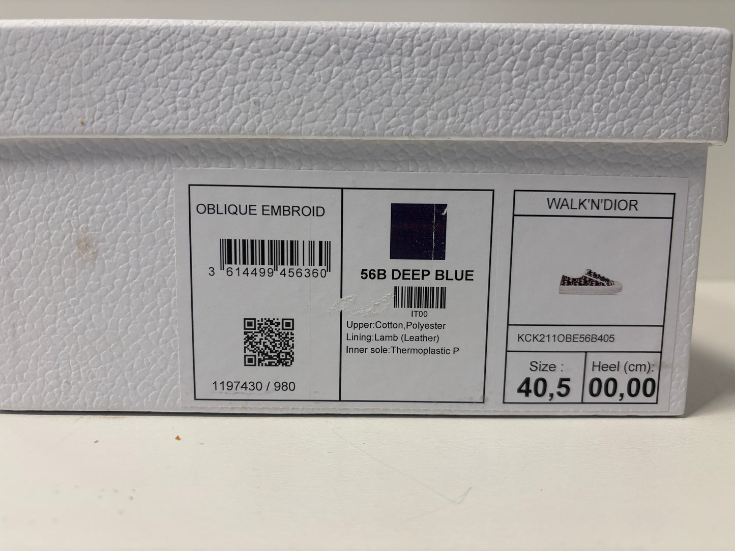 Dior "Walk 'n Dior" sneakers