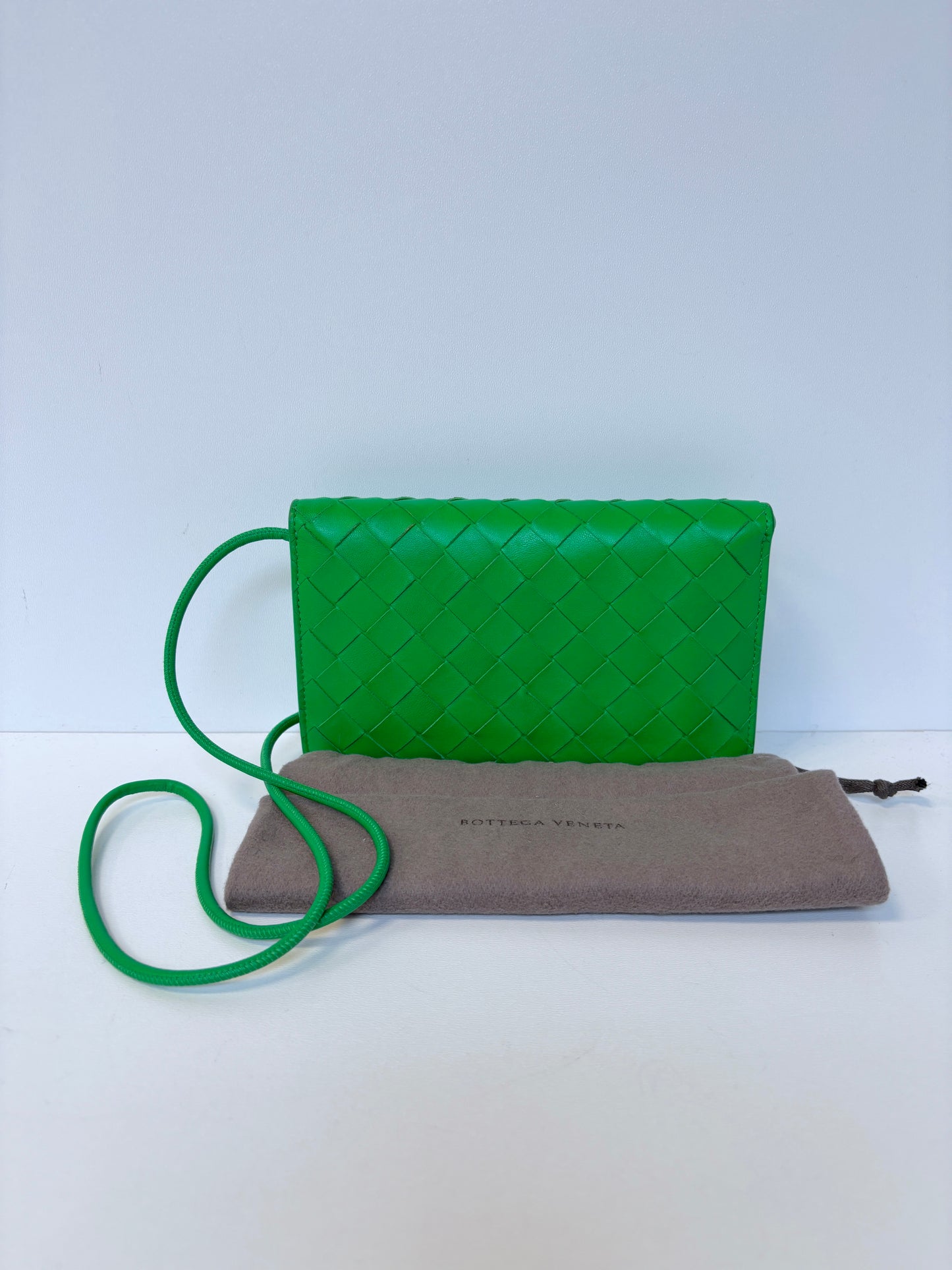 Bottega Veneta wallet on strap