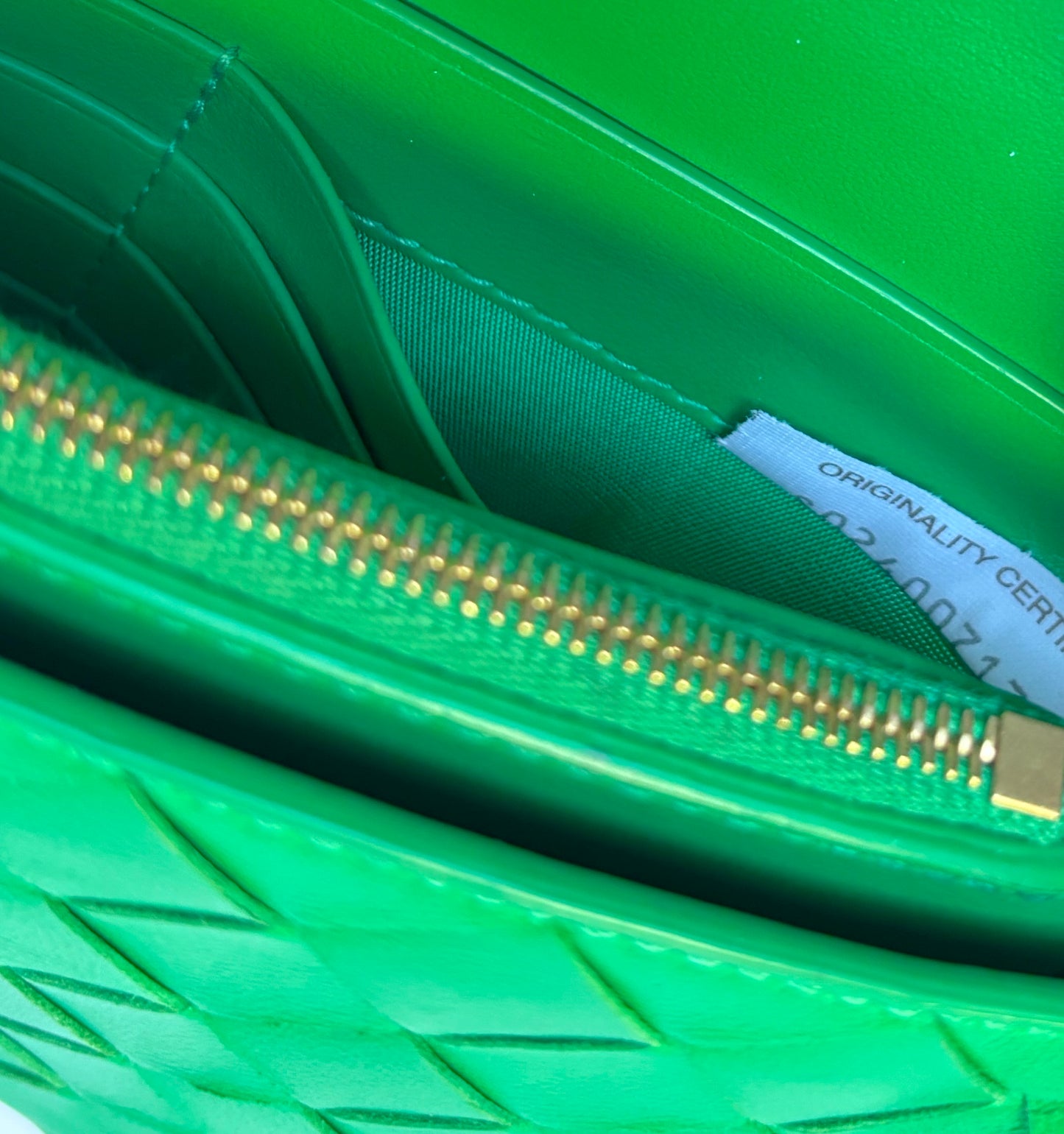 Bottega Veneta wallet on strap