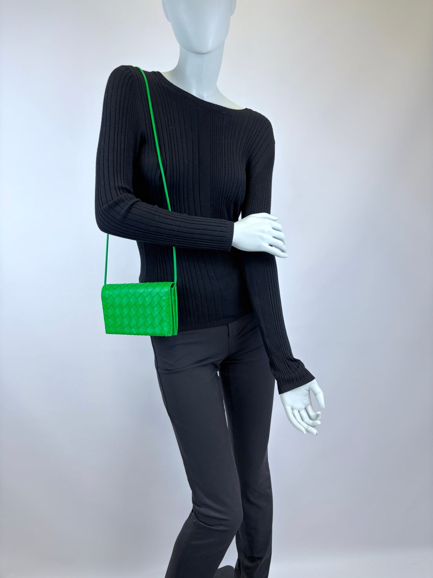 Bottega Veneta wallet on strap