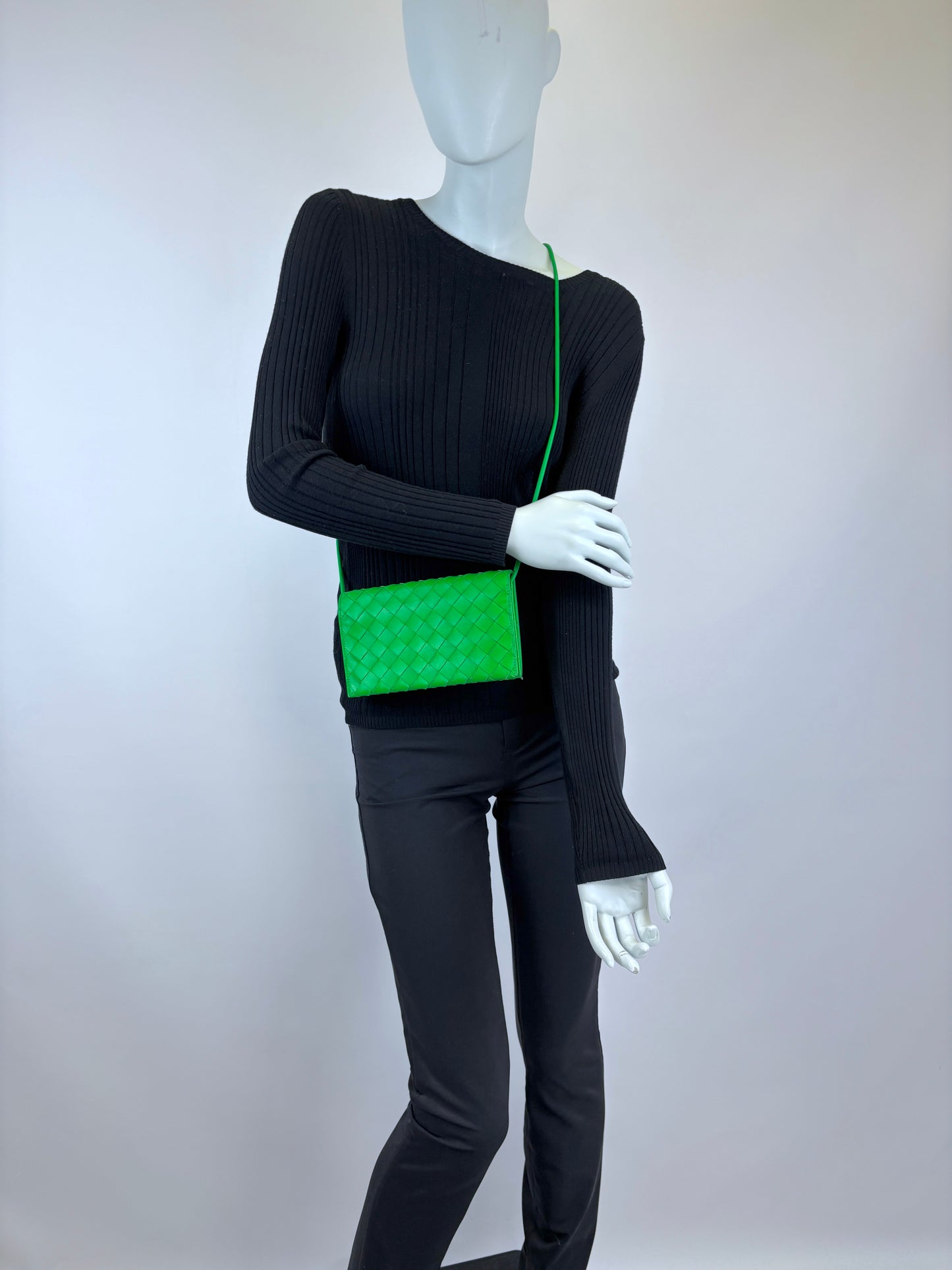 Bottega Veneta wallet on strap