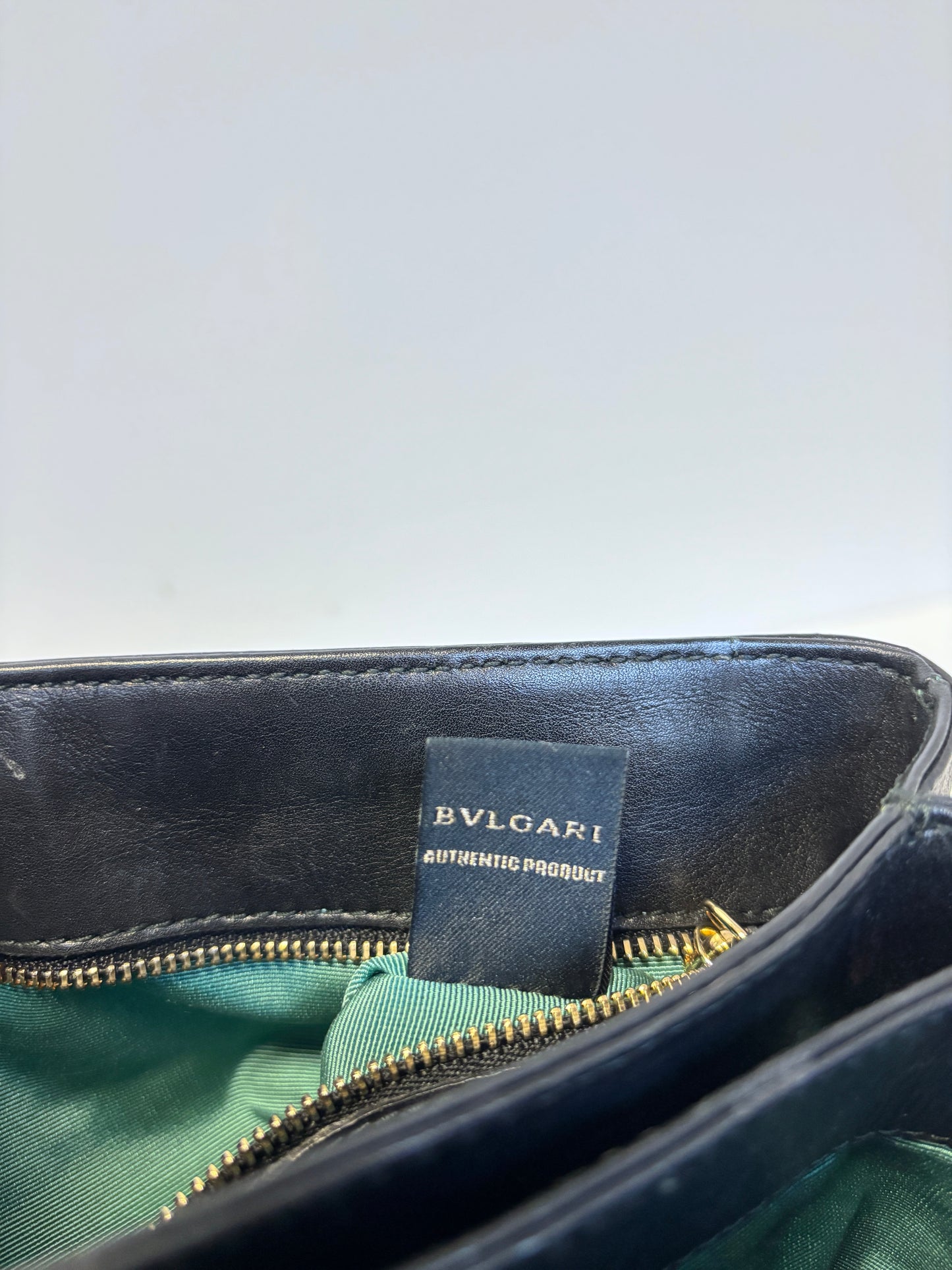 Bvlgari python shoulder bag