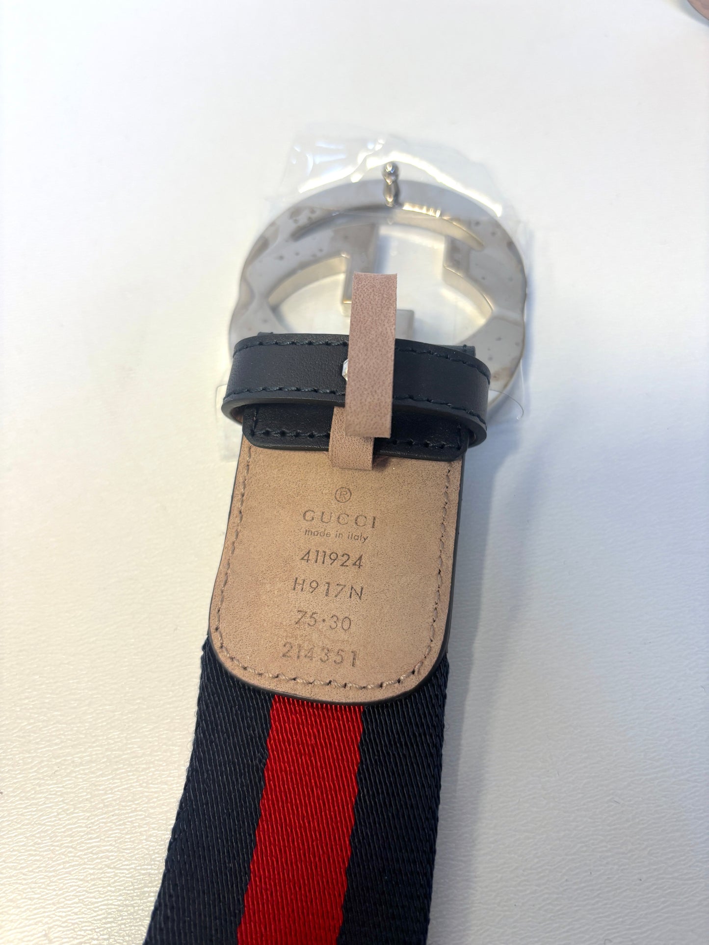 Gucci "GG Interlocking" belt