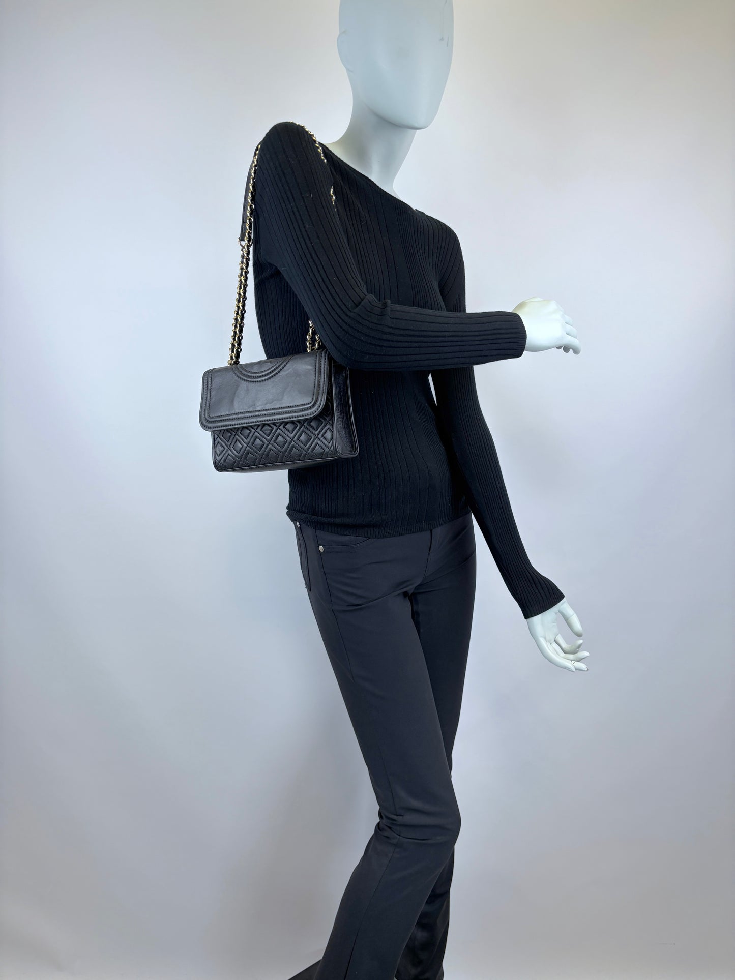 Tory Burch "Fleming" crossbody