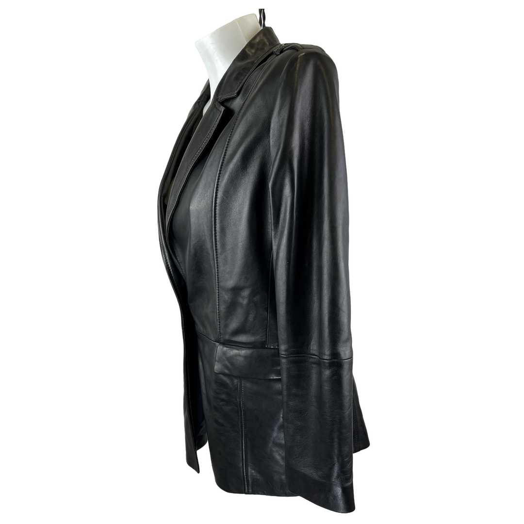 Trussardi leather blazer