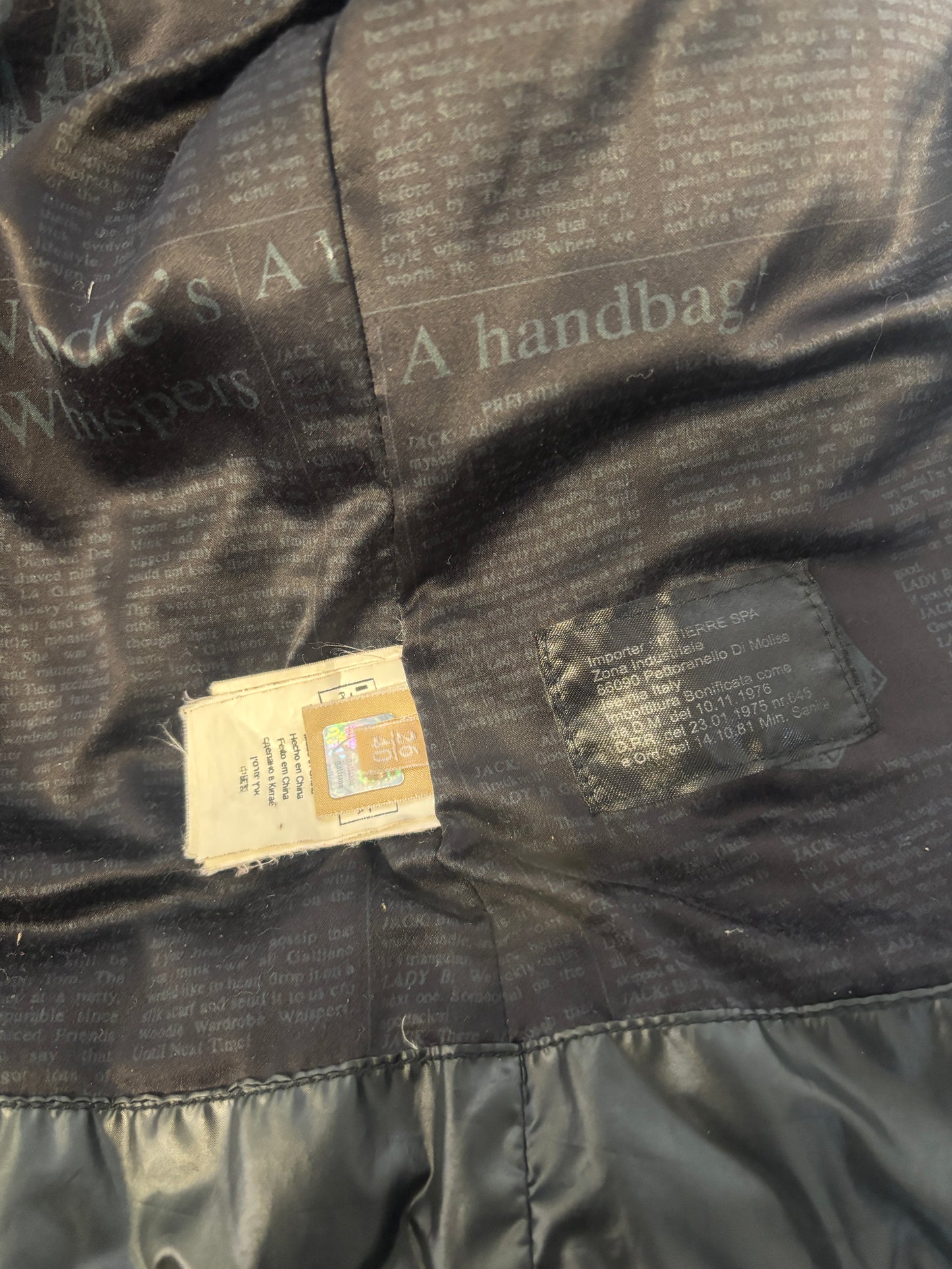 Galliano puffer jacket