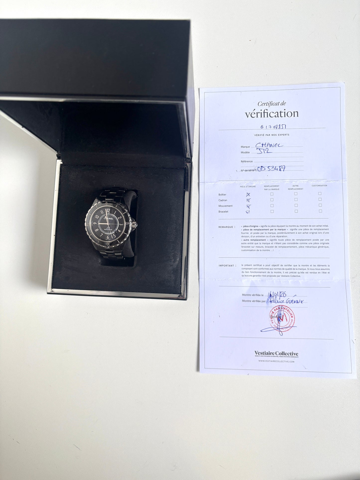 Chanel J12 Automatic watch