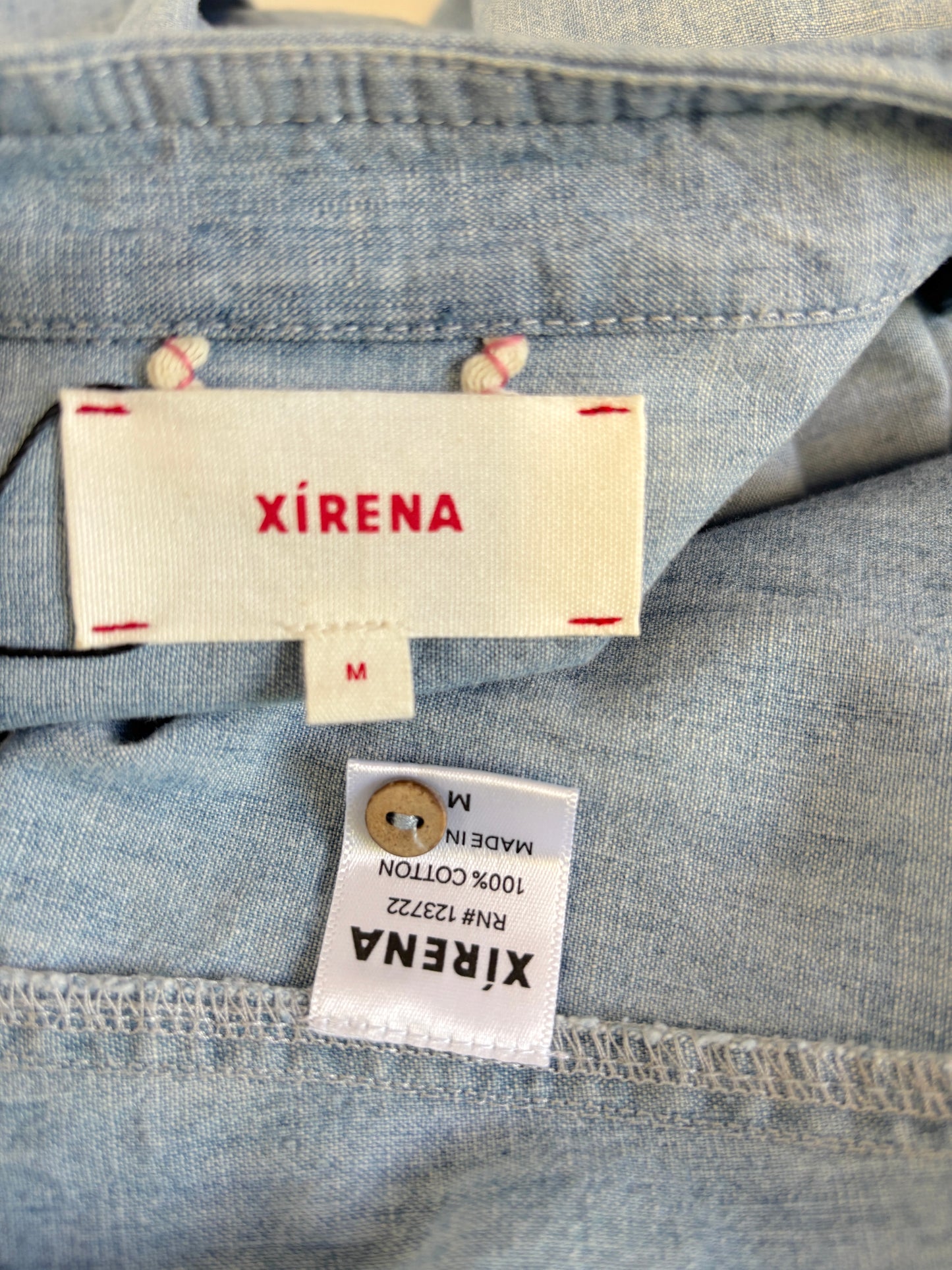 Xirena long denim dress