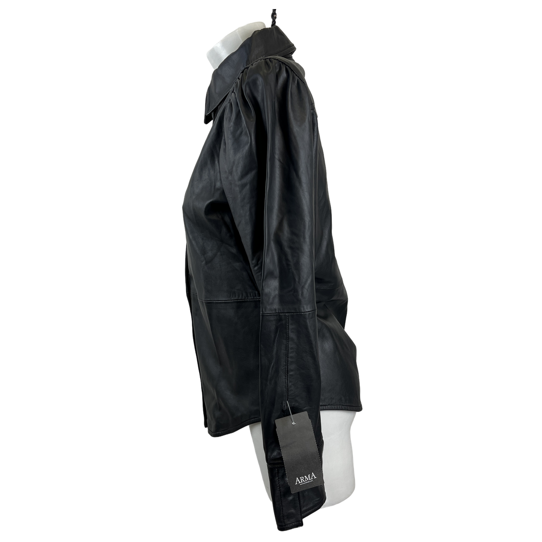 Studio AR leather shirt