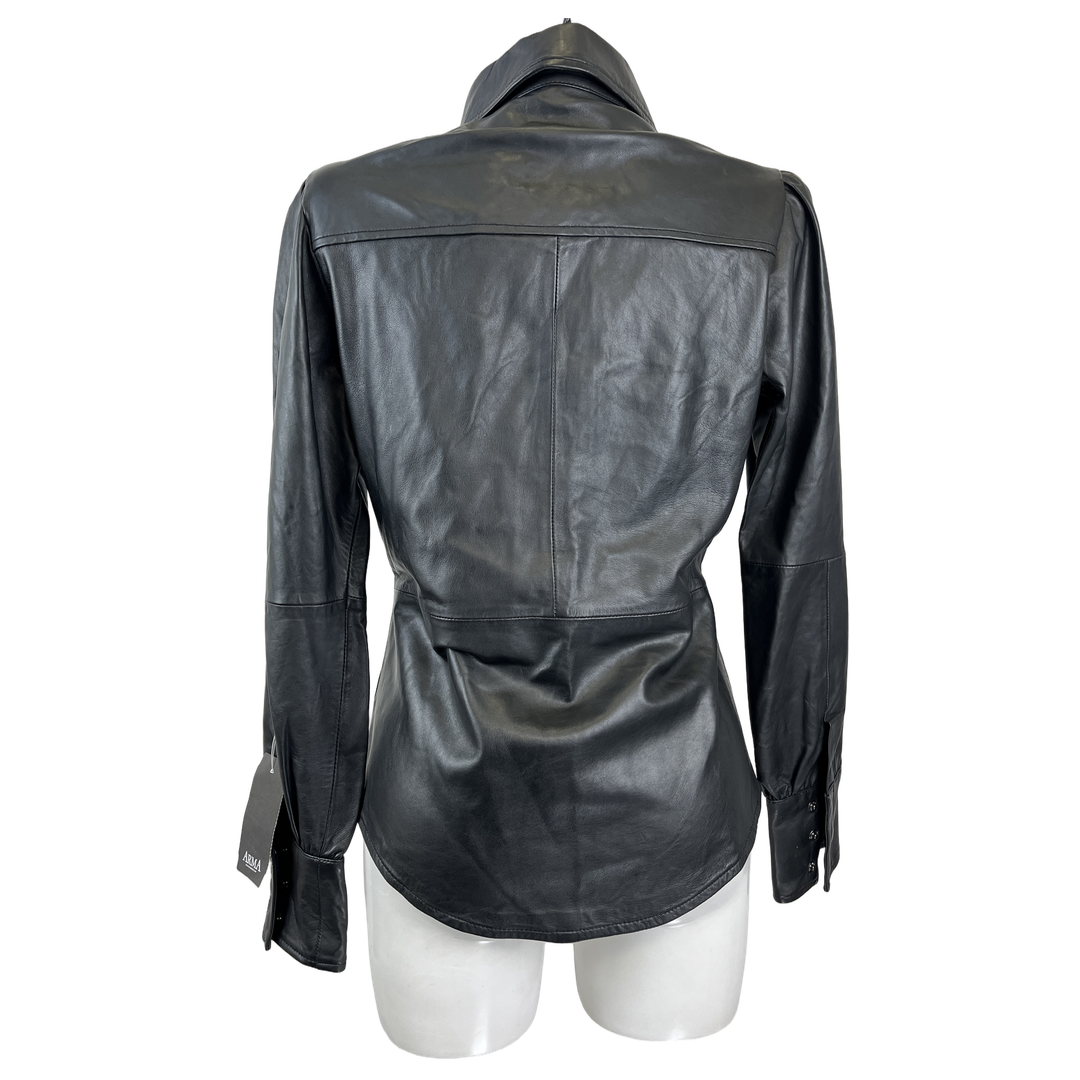 Studio AR leather shirt