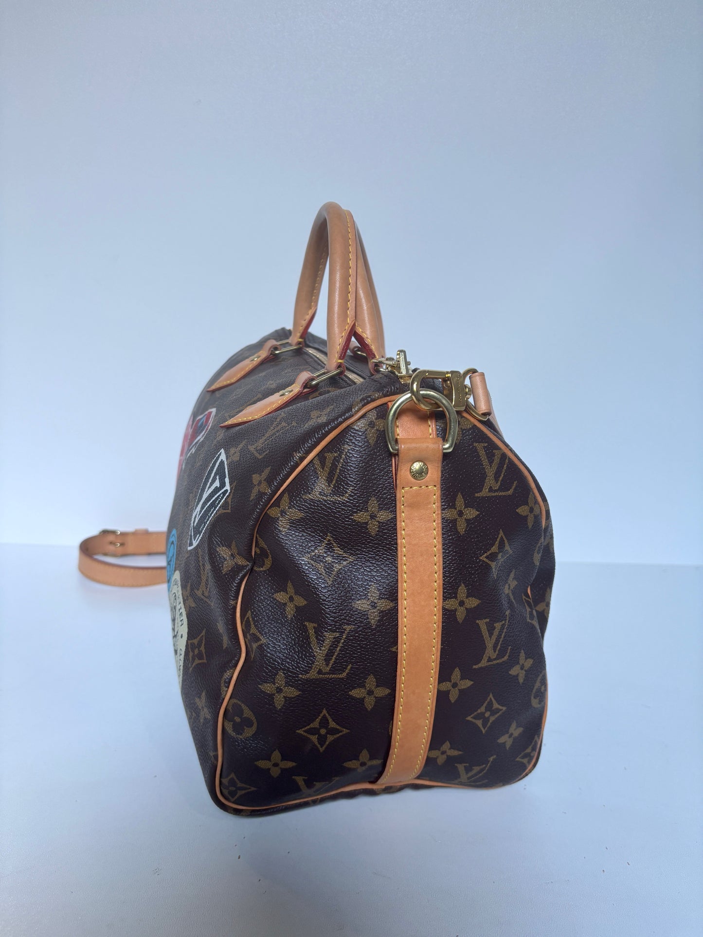 Louis Vuitton Speedy 30 "World Tour" LE.