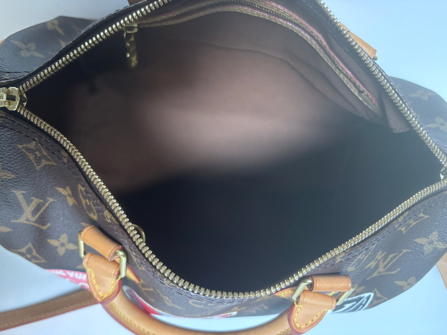 Louis Vuitton Speedy 30 "World Tour" LE.