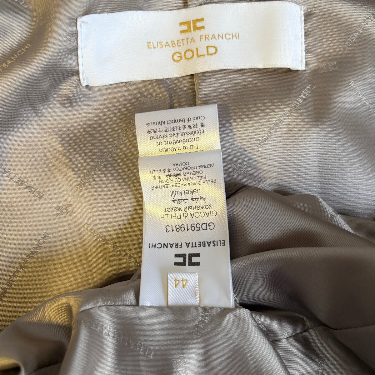Elisabetta Franchi leather vest