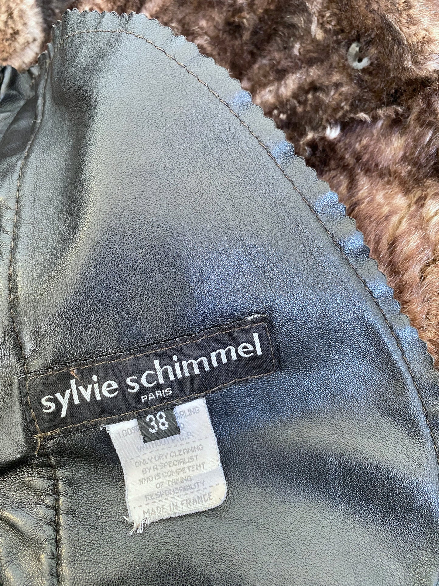 Sylvie Schimmel leather coat