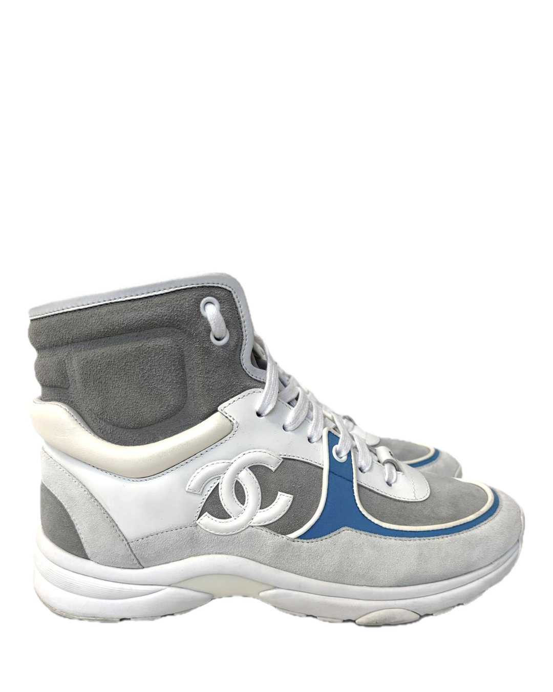 Chanel high sneakers