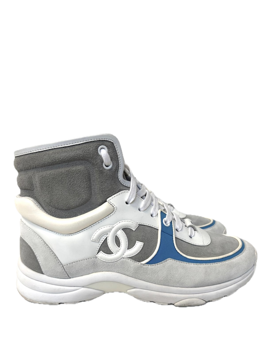 Chanel high sneakers