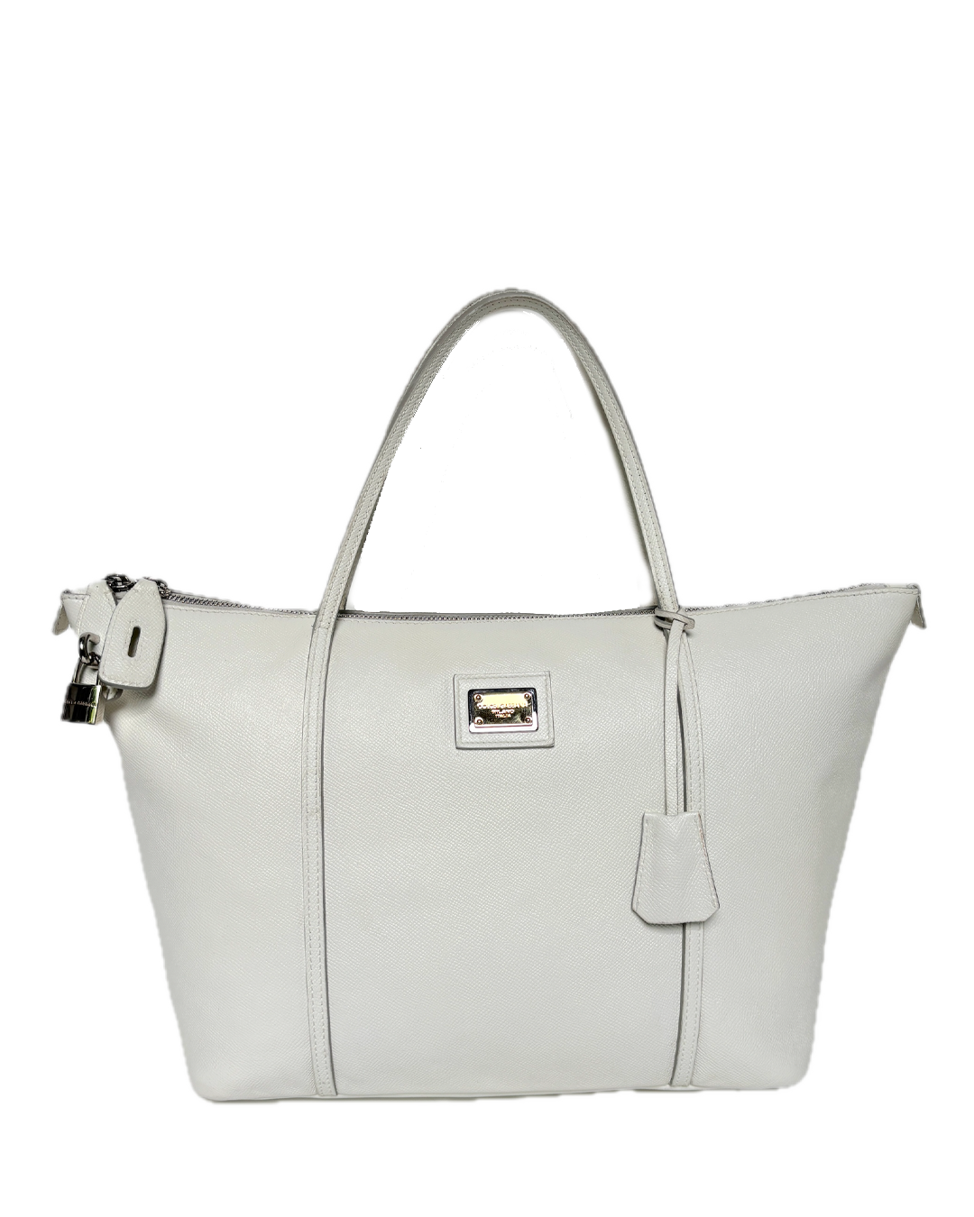 Dolce & Gabbana white shopper bag.