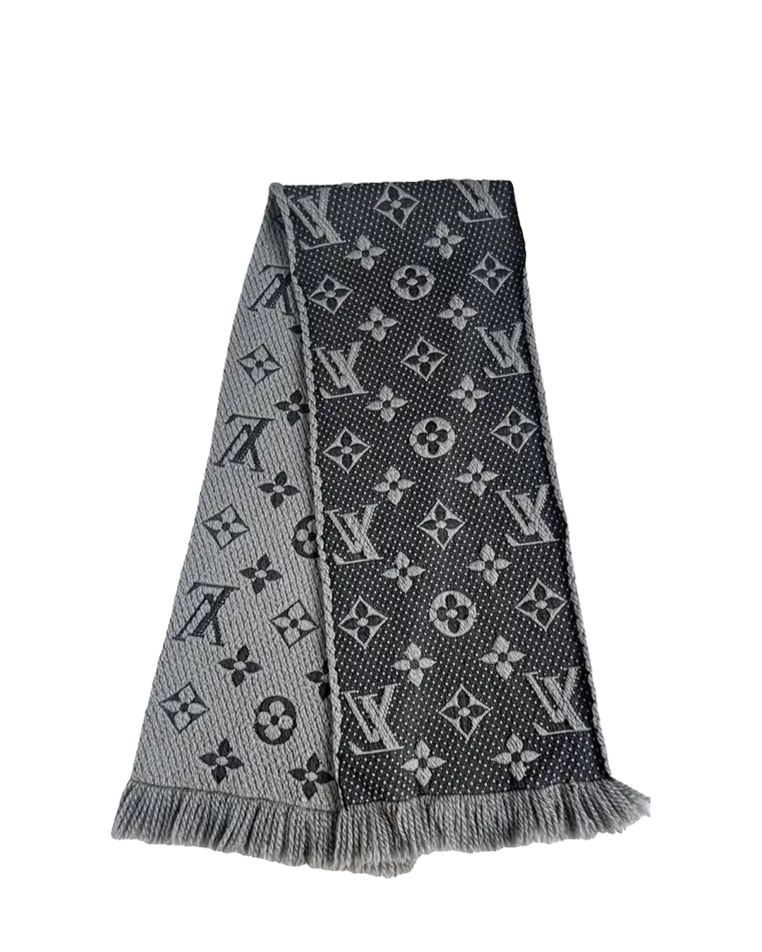 Louis Vuitton "Logomania" scarf.