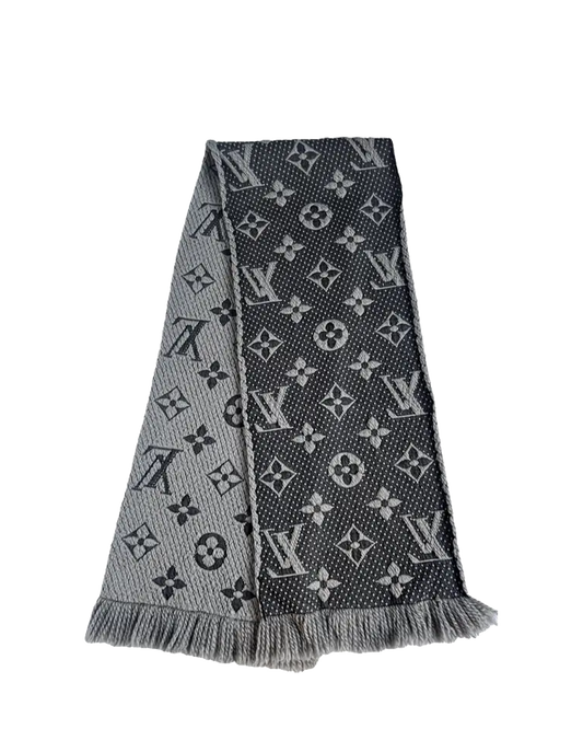 Louis Vuitton "Logomania" scarf.