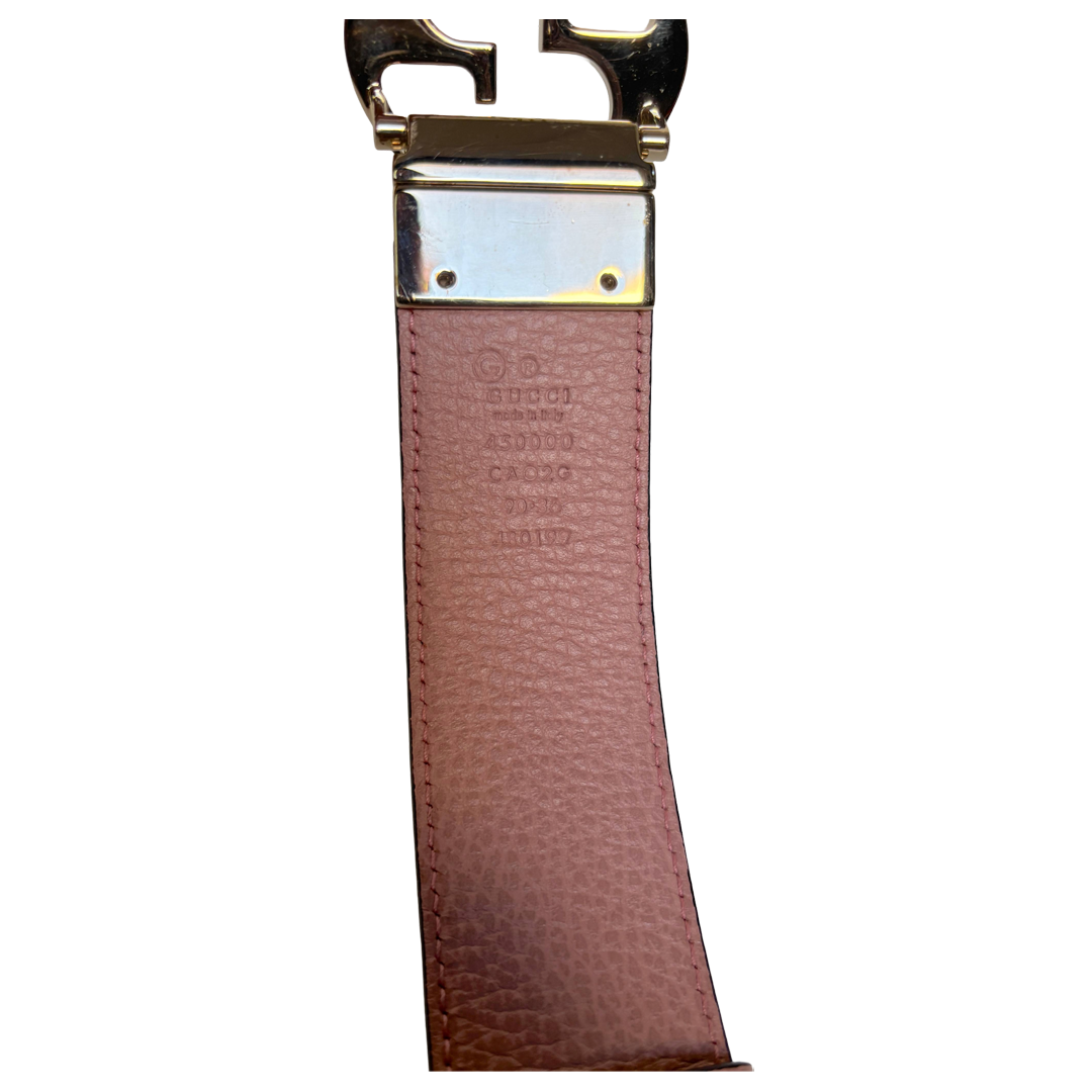Gucci "1973" leather belt