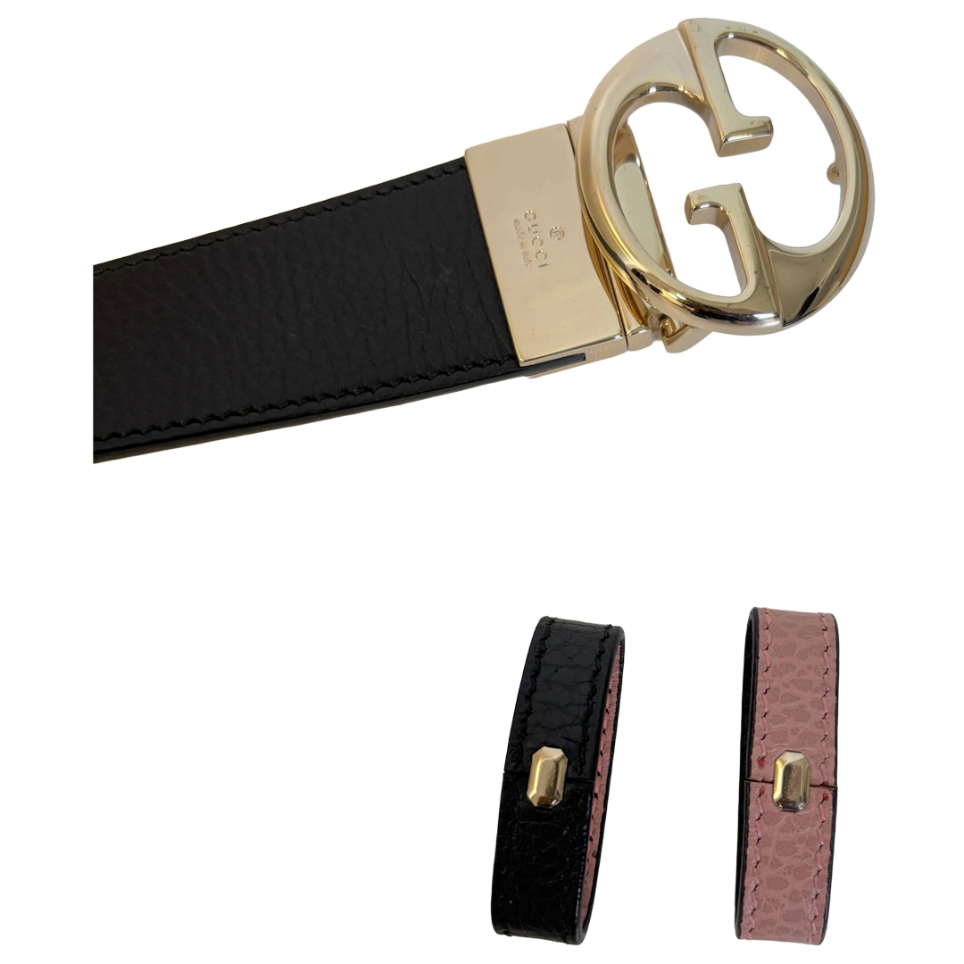 Gucci "1973" leather belt