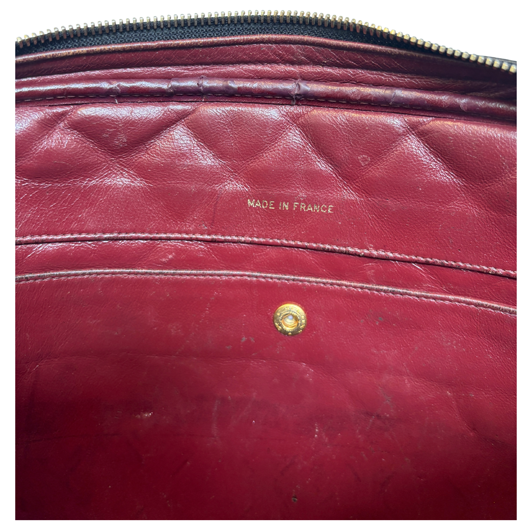 Chanel Vintage quilted camera bag
