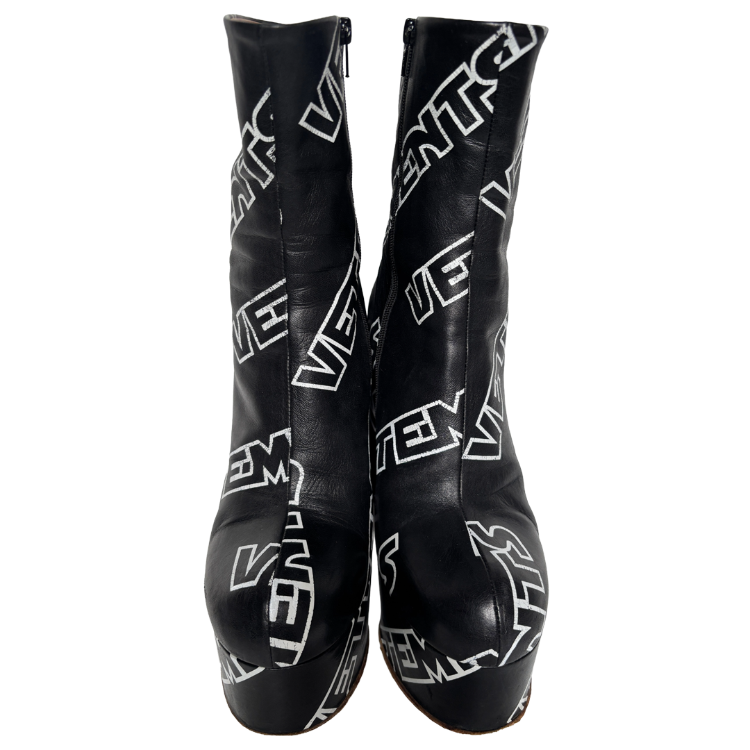Vetements platform ankle boots