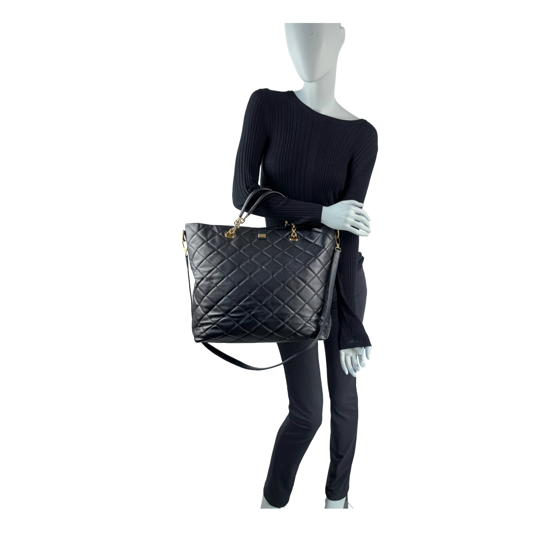 Dolce & Gabbana black shopper bag