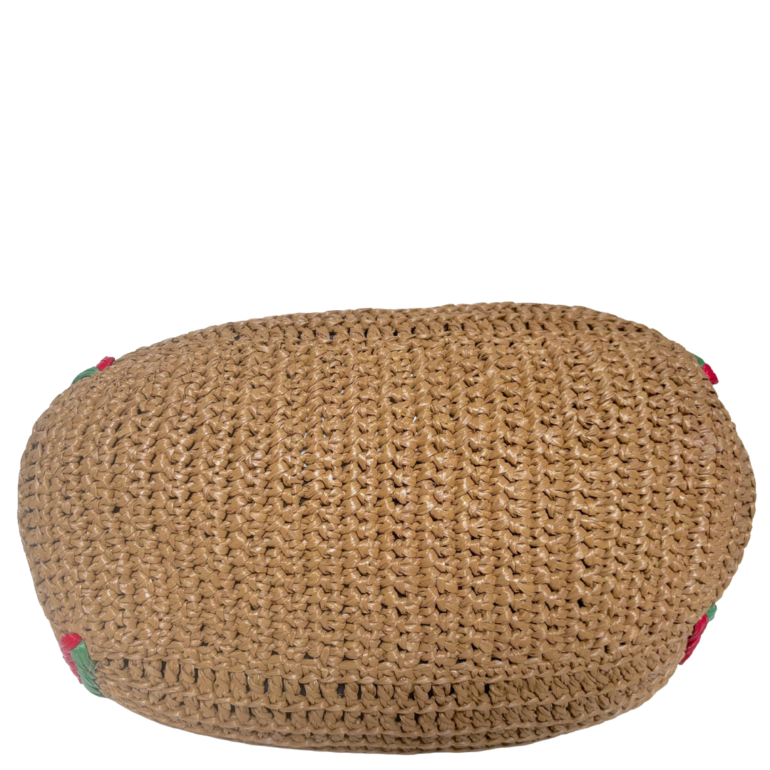 Gucci GG Marmont Raffia Tote