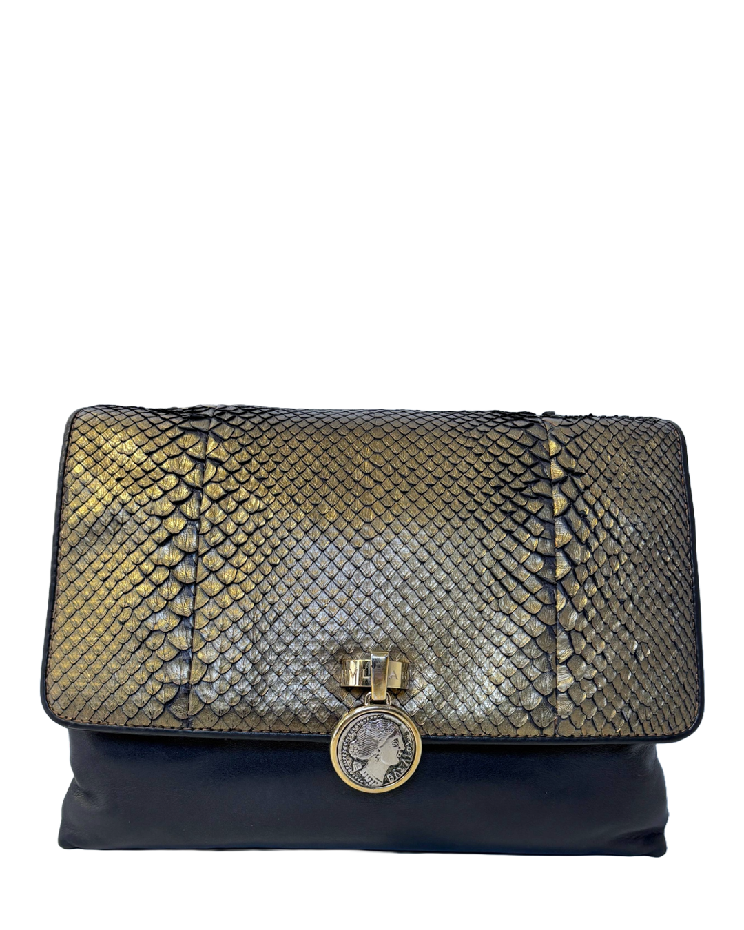 Bvlgari python shoulder bag