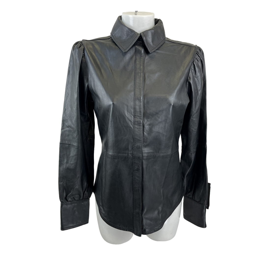 Studio AR leather shirt