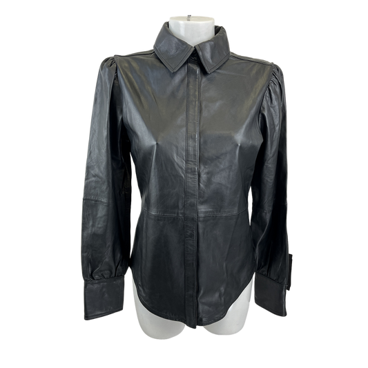Studio AR leather shirt