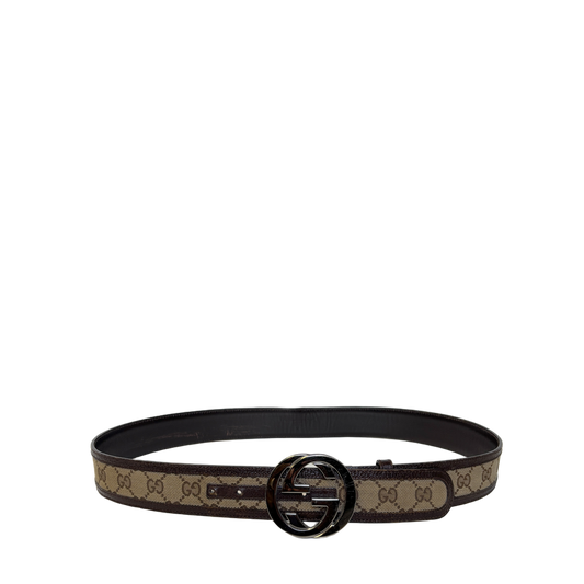 Gucci "GG Interlocking" belt