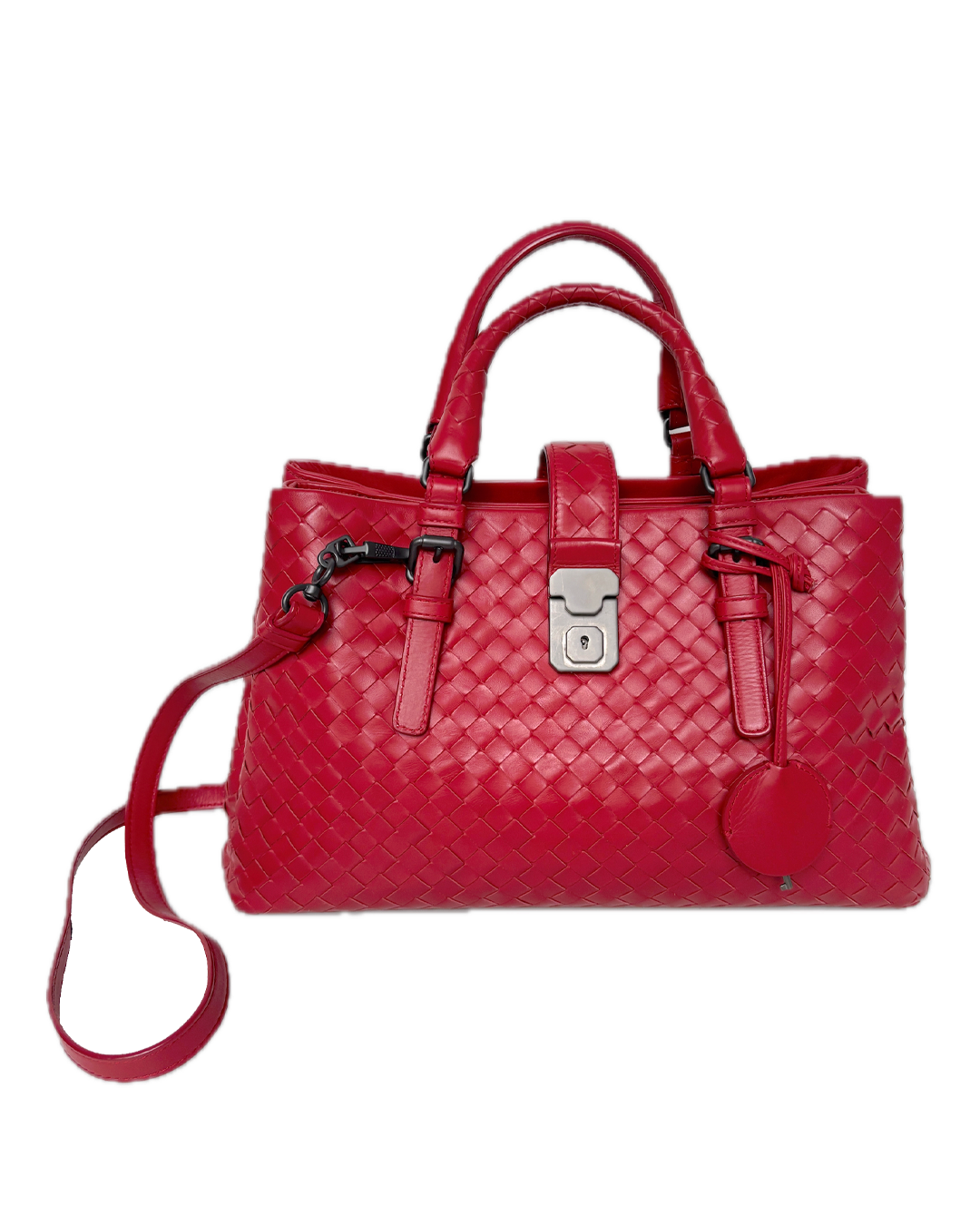 Bottega Veneta "Roma" shoulder bag.