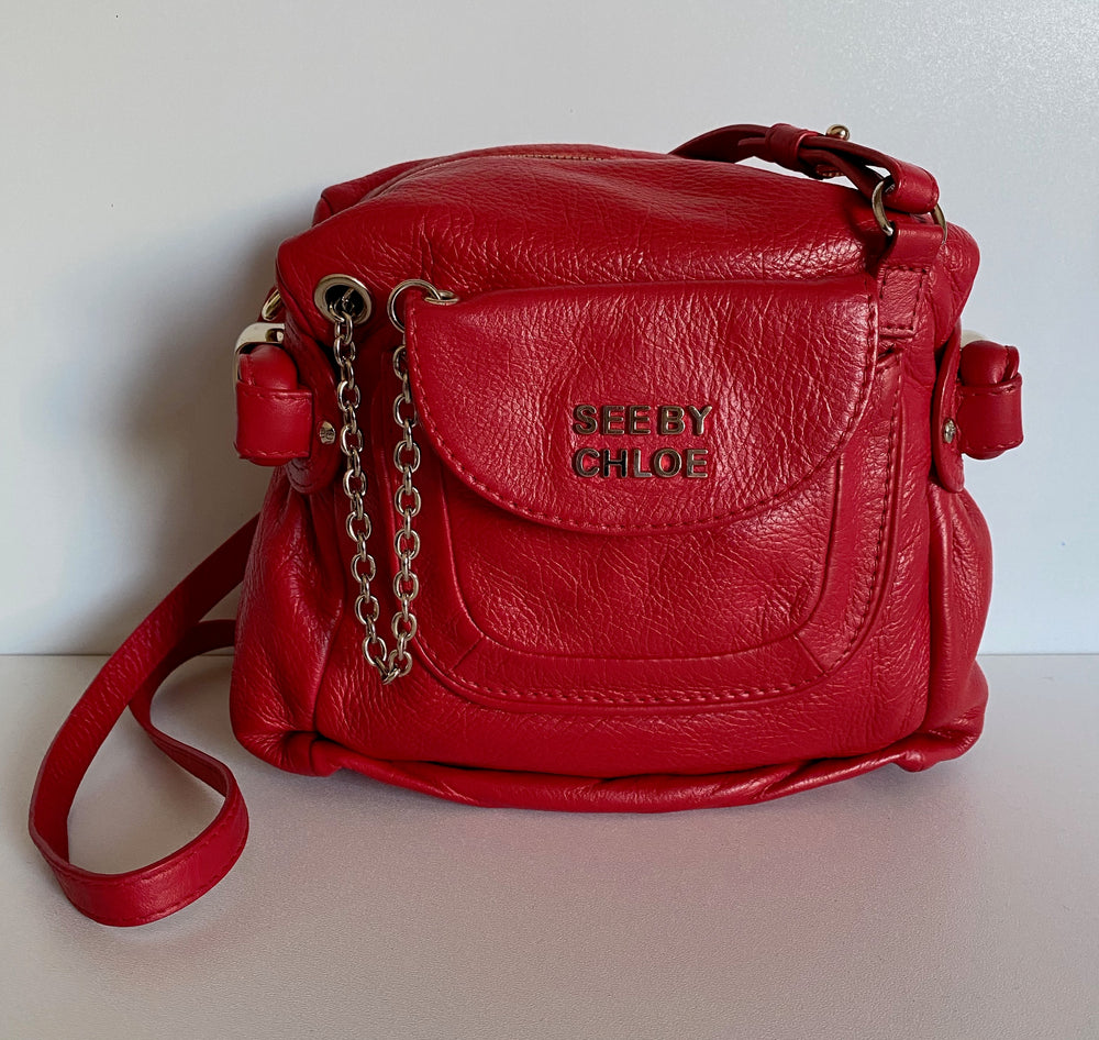Pink bag after restoration by Dulce